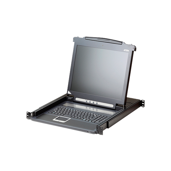 16-Port PS/2 VGA LCD KVM ATEN™ LCD Console/Switch [CL1016M-ATA-XG]